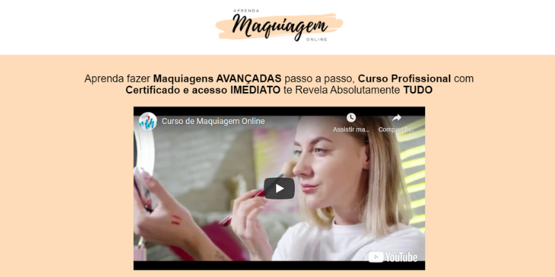 Curso Aprenda Maquiagem Online - com Fernanda Almeida Silva